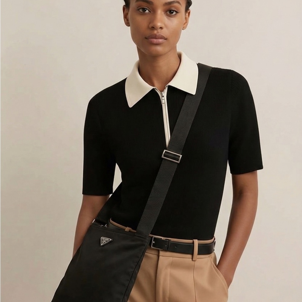 Prada Black Nylon Messenger - Picture 4 of 7